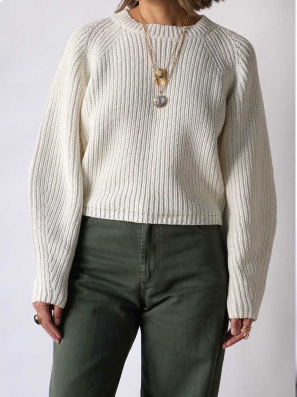 Rachel Comey Salla Sweater White - Size Medium